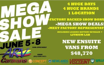 ARV Caravans Mega Show Sale